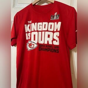 Nike Red Short-Sleeve Logo Tee